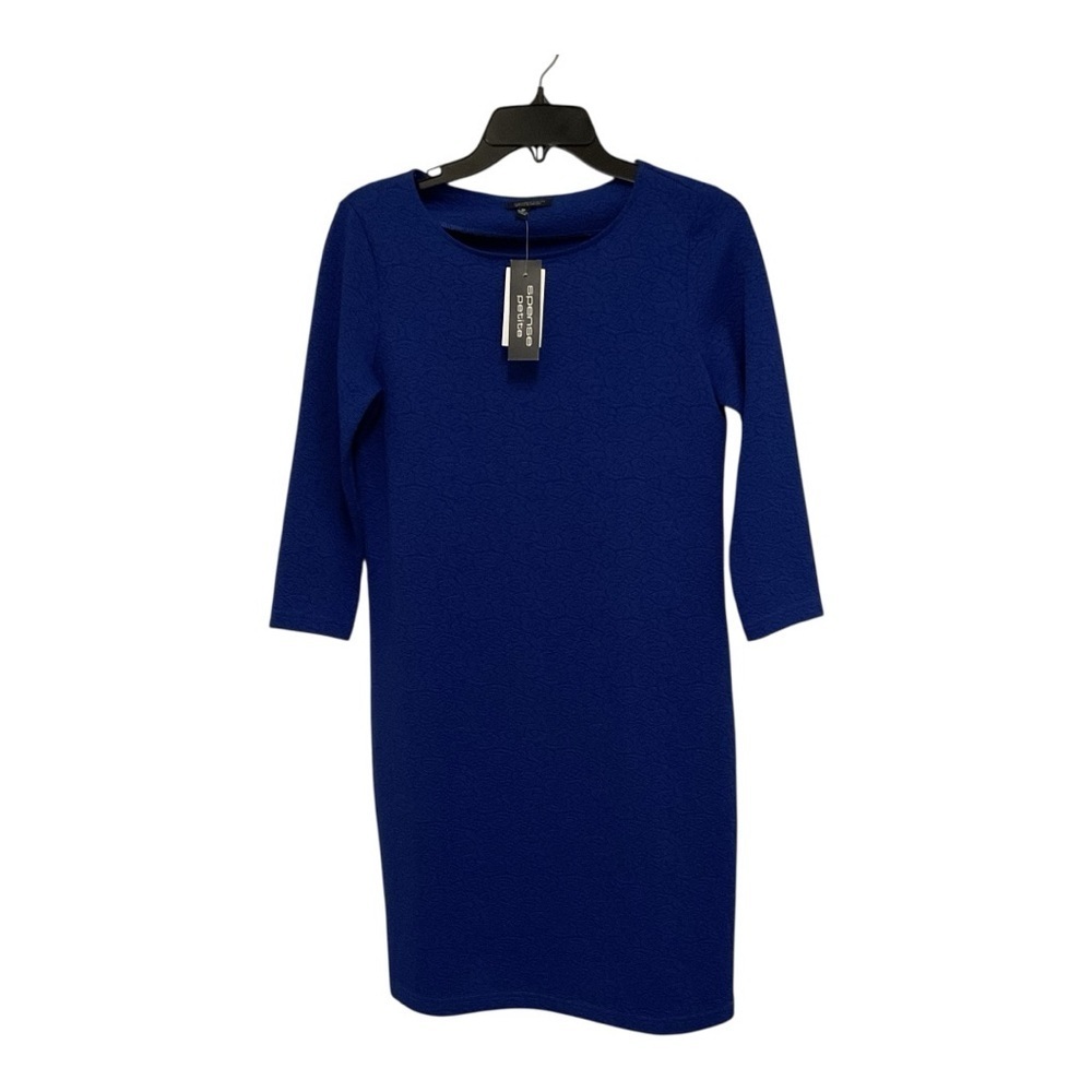 🌸2/$20 NWT Spence Petite Women Royal Blue Dress Size 6P - 3/4 Sleeves